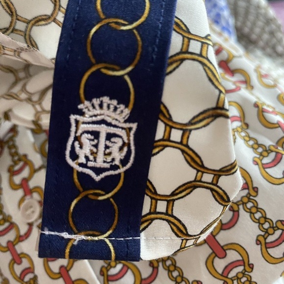 Talbots Size 4 Chain-Link Non-Iron Button Long Sleeve Perfect Shirt Women’s EUC - Picture 7 of 7